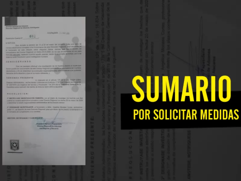 Aduana abrió sumario contra trabajador por enviar mails pidiendo medidas de protección ante Covid-19
