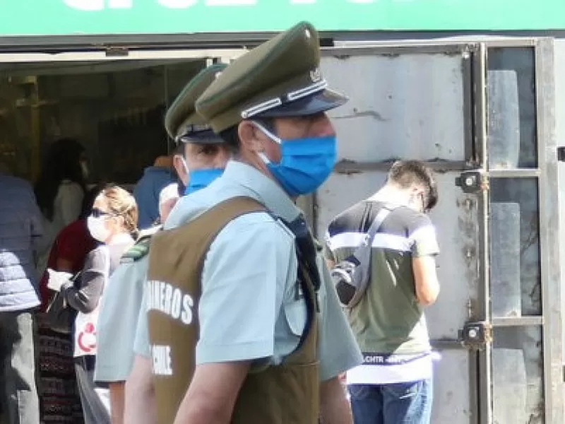 Carabinero de Concepción dio positivo a Covid-19: otros 3 uniformados están en cuarentena preventiva
