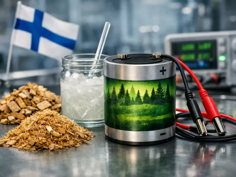 Finlandia desarrolla el primer supercondensador renovable fabricado con residuos de madera y agrícolas