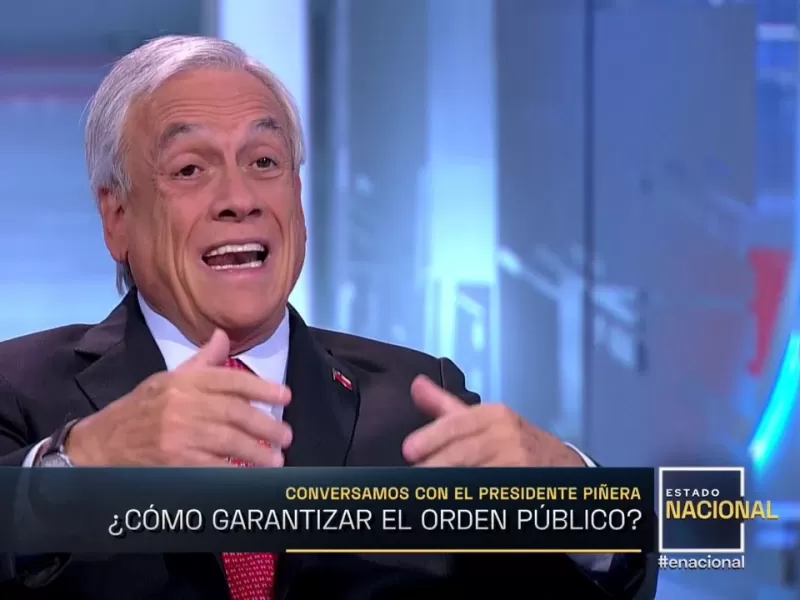 Piñera no descarta volver a decretar estado de emergencia en medio de temores por violencia en marzo.