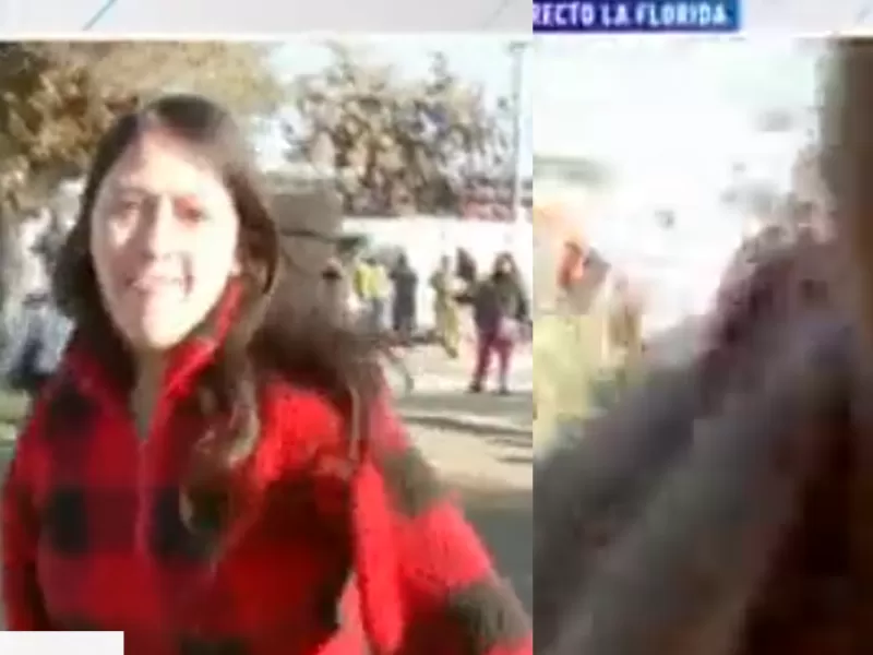 "Tiró la cámara": Agreden en directo al equipo de Mucho Gusto durante demolición de mausoleo de droga